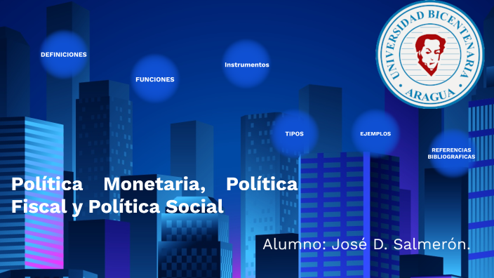 Política Monetaria Política Fiscal Y Política Social By José Daniel