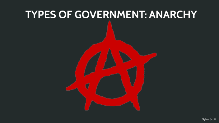 TYPES OF GOVERNMENT: ANARCHY by Dylan Scott