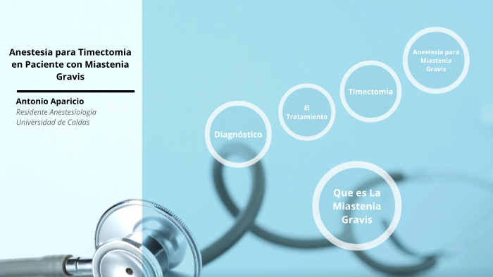 Timectomia Timectomia en paciente con Miastenia Gravis by Antonio Aparicio on Prezi