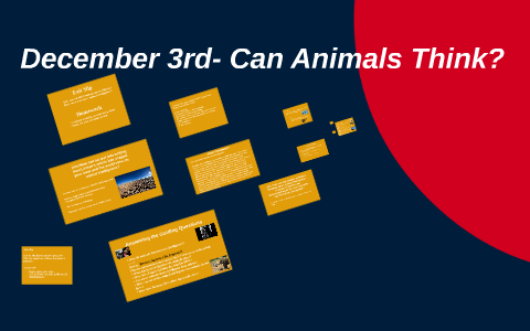 December 3rd- Can Animals Think? by Prezi User on Prezi