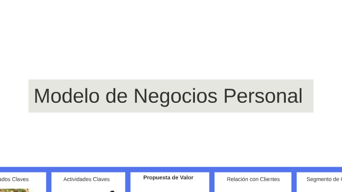 Modelo de Negocios Personal by Yovi Vega