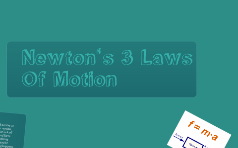 Newton's Three Lawsof Motion For Swimming by Victoria Keen