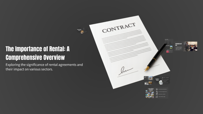 The Importance of Rental: A Comprehensive Overview by Ram Ramon on Prezi