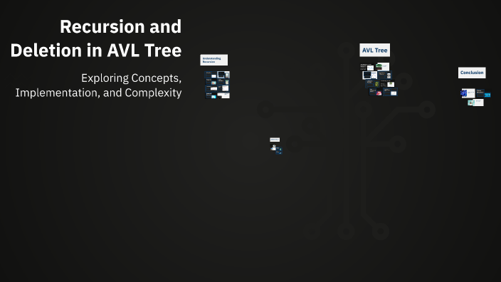Recursion and Deletion in AVL Tree by El Matador on Prezi