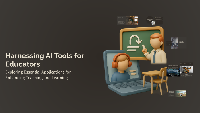 Harnessing AI Tools for Educators by Aman Bhinder on Prezi