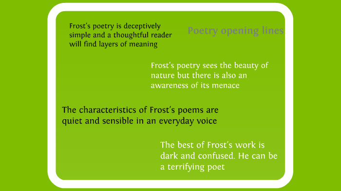 The Tuft of Flowers by Robert Frost by derek cannon on Prezi