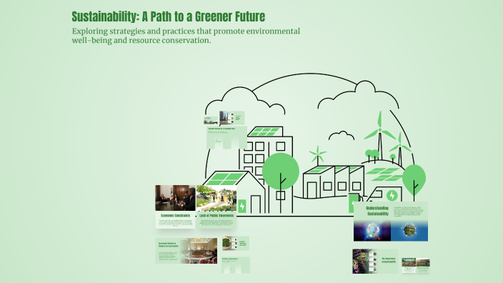 Sustainability: A Path to a Greener Future by Maria William on Prezi
