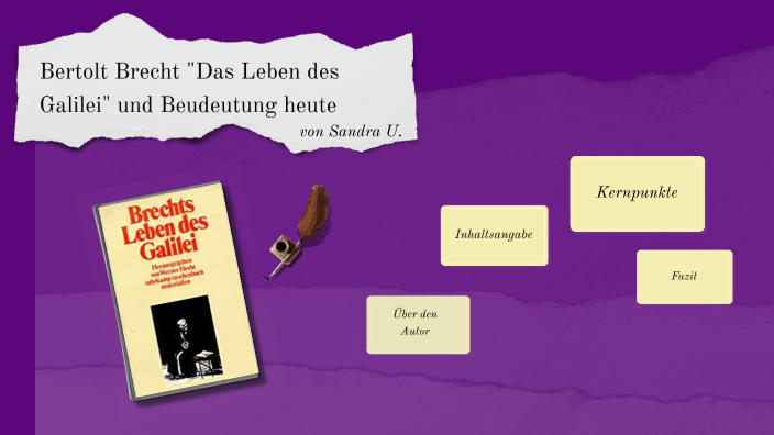 Bertolt Brecht Leben Des Galilei Bertolt Brecht "Das Leben des Galilei" - Bedeutung heute? by Sandra