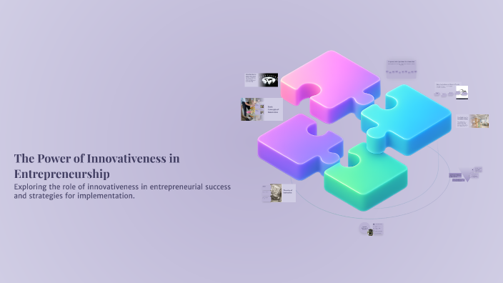 The Power of Innovativeness in Entrepreneurship by dwdww wdwdwdw on Prezi
