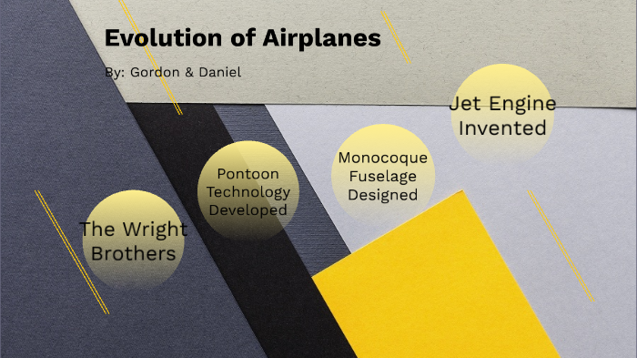 Evolution of Airplanes by Daniel Wang on Prezi