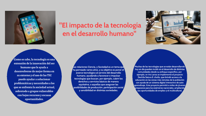 "El Impacto De La Tecnología En El Desarrollo Humano" By World Data On ...