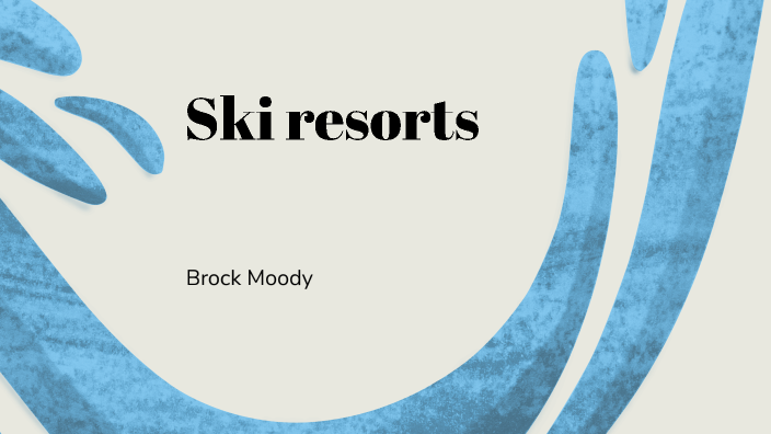 Ski resorts by on Prezi