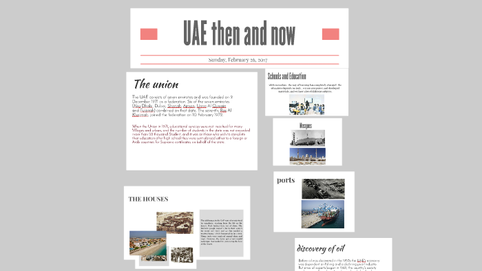 UAE then and now by Fatima Samer on Prezi