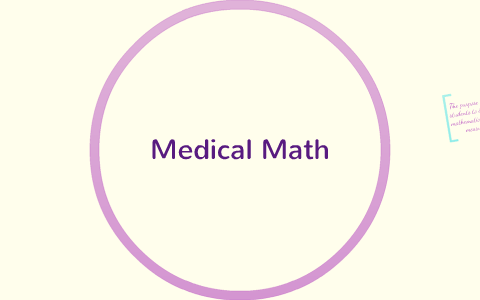 Hosa Medical Math Conversion Chart