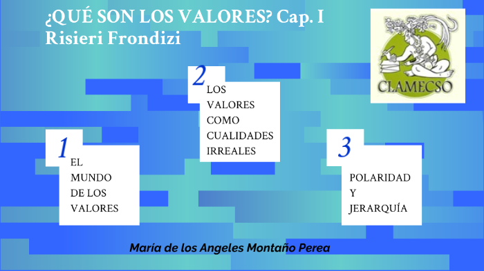 ¿QUÉ SON LOS VALORES? Cap.I Risieri Frondizi by Angeles Montaño on Prezi