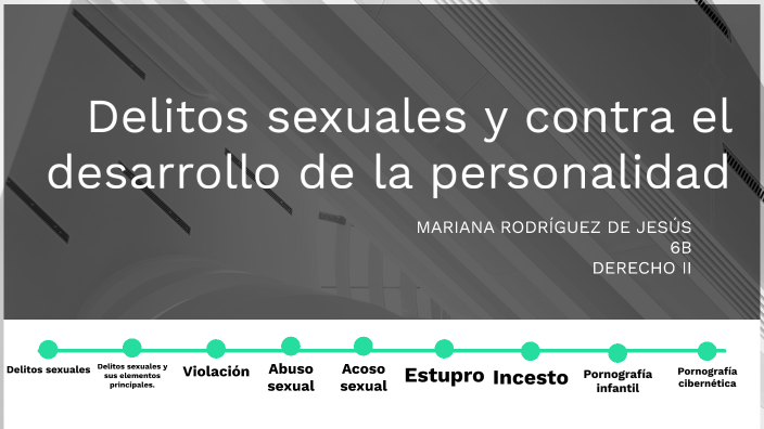 Delitos sexuales y contra el desarrollo de la personalidad by Mariana