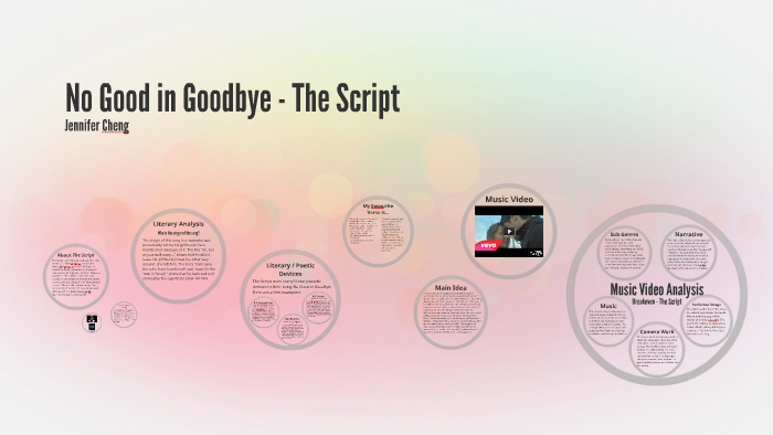 The Script - No Good in Goodbye [ISU] by Jennifer Cheng on Prezi
