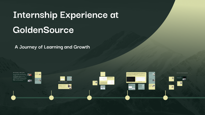 Internship Experience at GoldenSource by Aadyant Agrawal on Prezi