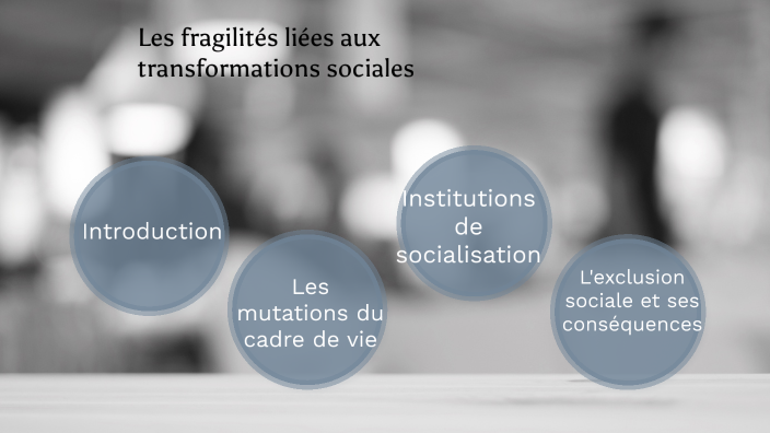 Les Fragilités Liées Aux Transformations Sociales By ZINA AZZOUZI On Prezi