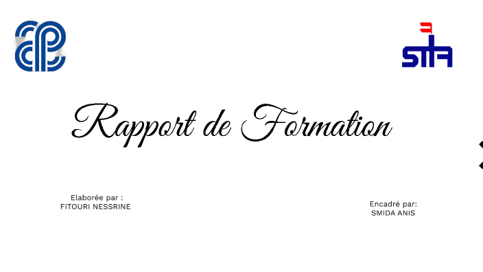 comment faire un rapport lors d une formation