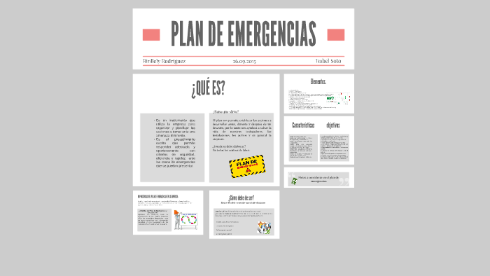 PLAN DE EMERGENCIAS by Evelyn Agudelo Mejia on Prezi