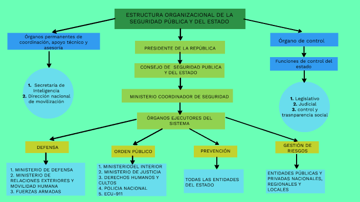 ESTRUCTURA ORGANIZACIONAL DE LA SEGURIDAD PUBLICA Y DEL ESTADO by ...
