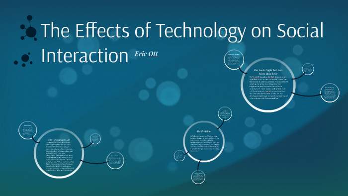 The Effect of Technology on Social Interaction by Eric Ott on Prezi