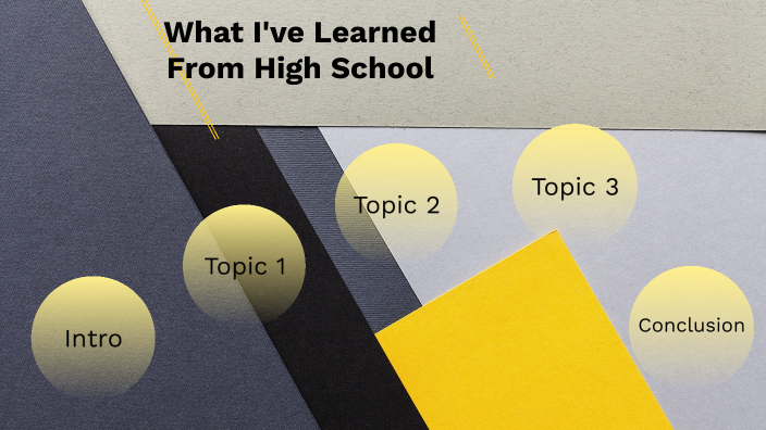 What I've Learned From High School by Mickey Drevline on Prezi