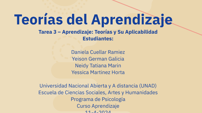 Teorías del Aprendizaje by Daniela cuellar ramirez on Prezi