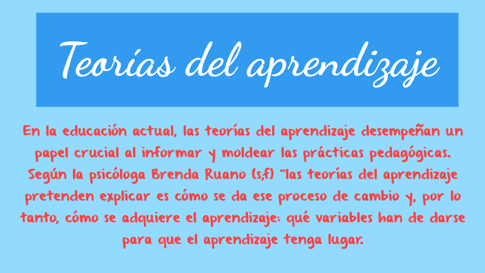 Teorías del Aprendizaje by Deisy Viviana Peralta Torres on Prezi