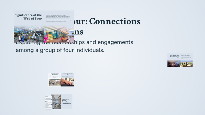 The Web of Four: Connections and Interactions by Carla Delgado on Prezi