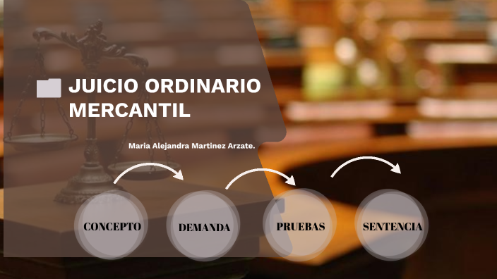 JUICIO ORDINARIO MERCANTIL By Alejandra Martinez On Prezi