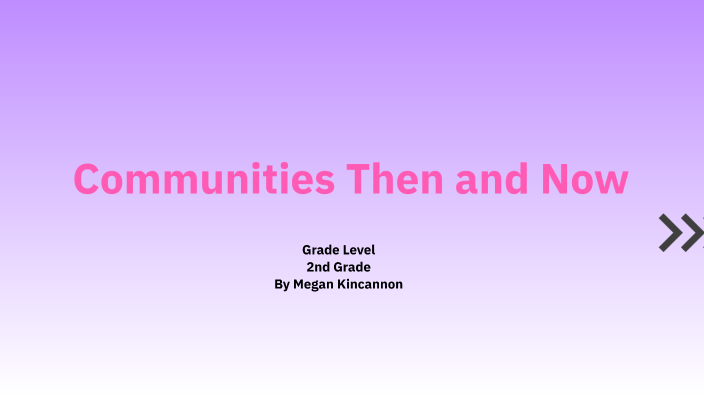 Communities Then and Now by Megan Kincannon on Prezi
