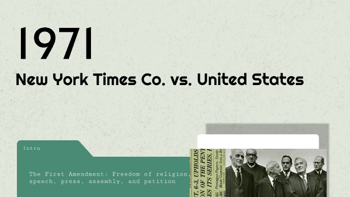 new york times co v us year