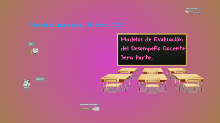 Modelos de Evaluación del Desempeño Docente by Dinora Martinez on Prezi