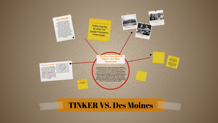 holland township school tinker vs des moines