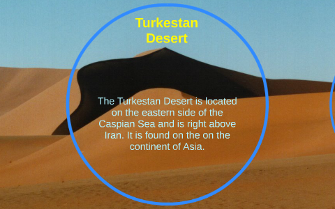 turkestan desert location