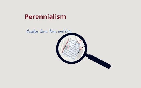 perennialism teaching methods