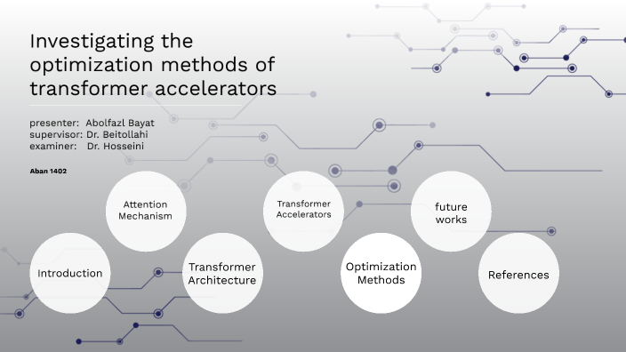 Investigating the optimization methods of transformer accelerators by ...