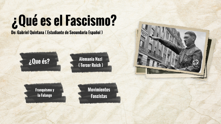 ¿Qué es el Fascismo? by Gabriel Quintana on Prezi