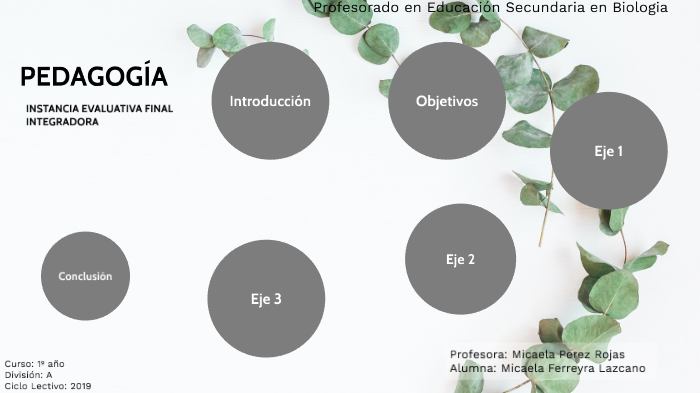 Instancia Evaluativa Final de Pedagogía by micaela ferreyra on Prezi