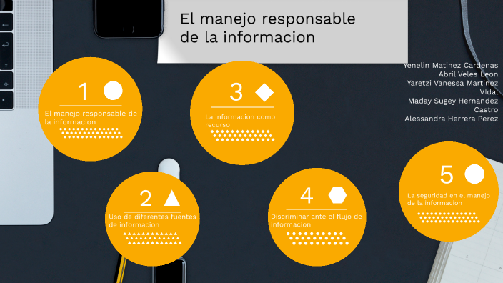 El Manejo Responsable De La Información By Alessandra Herrera
