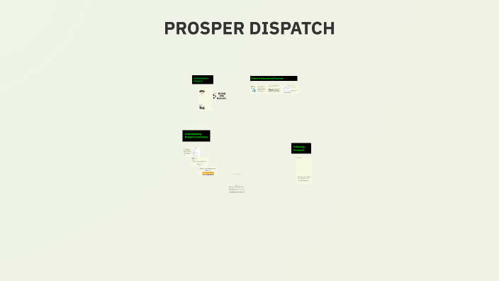 DISPATCH 101 by NATASHA RENES on Prezi