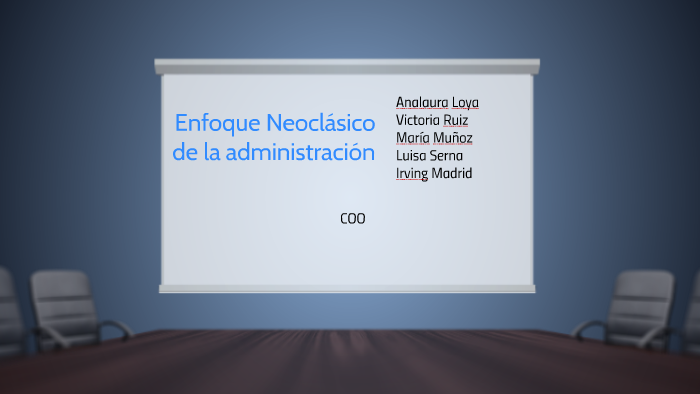 Enfoque Neoclásico De La Administración By Loya Ana Laura On Prezi 2195