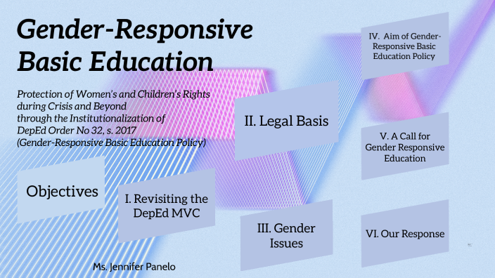 gender responsive basic education policy research paper