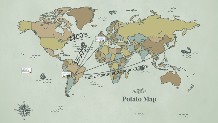 irish potato famine map
