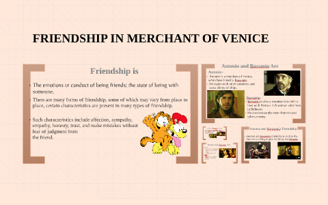friendship in merchant of venice essay