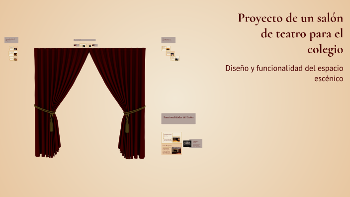 Proyecto de un salón de teatro para el colegio by Reynaldo Bartolome on ...
