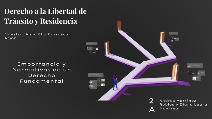 Derecho a la Libertad de Tránsito y Residencia by Andres Josue Martinez