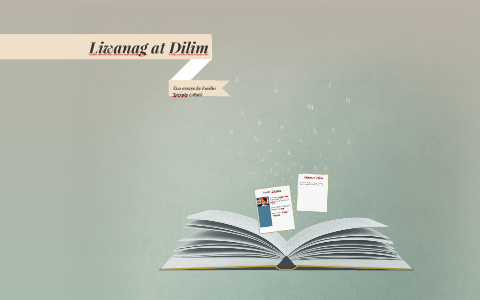 Liwanag at dilim analysis paper picture